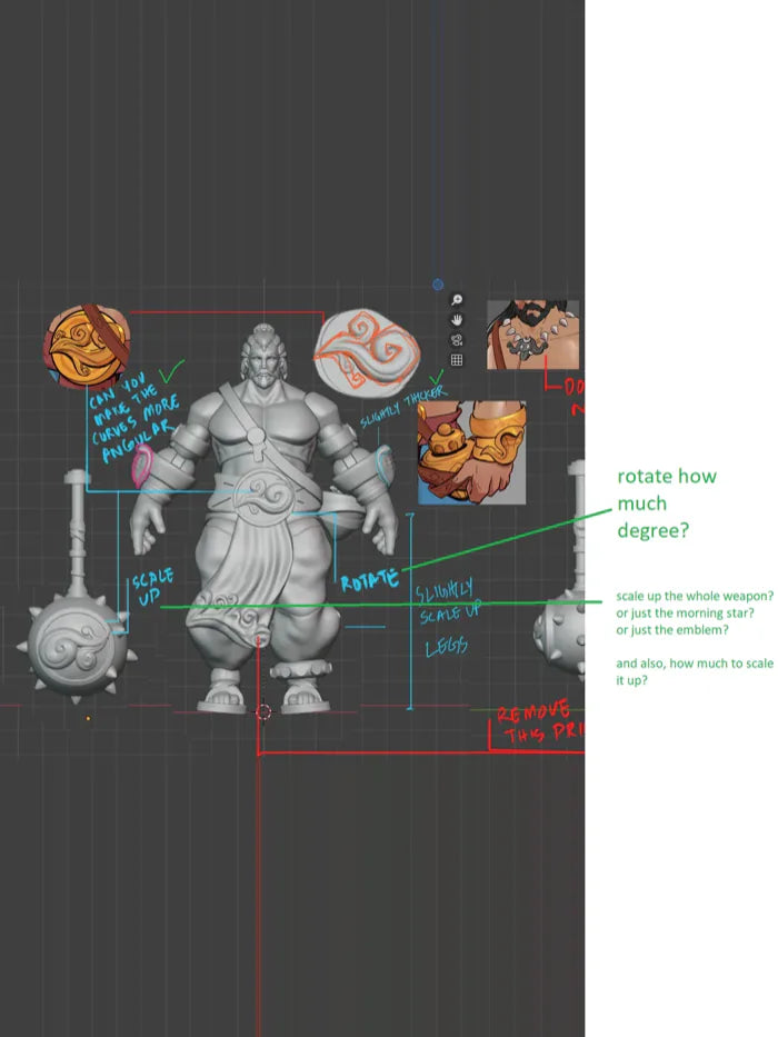 3D sculpt stage image 2